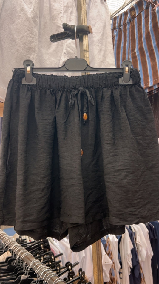 Pantalón corto negro