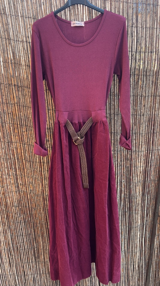 Vestido granate