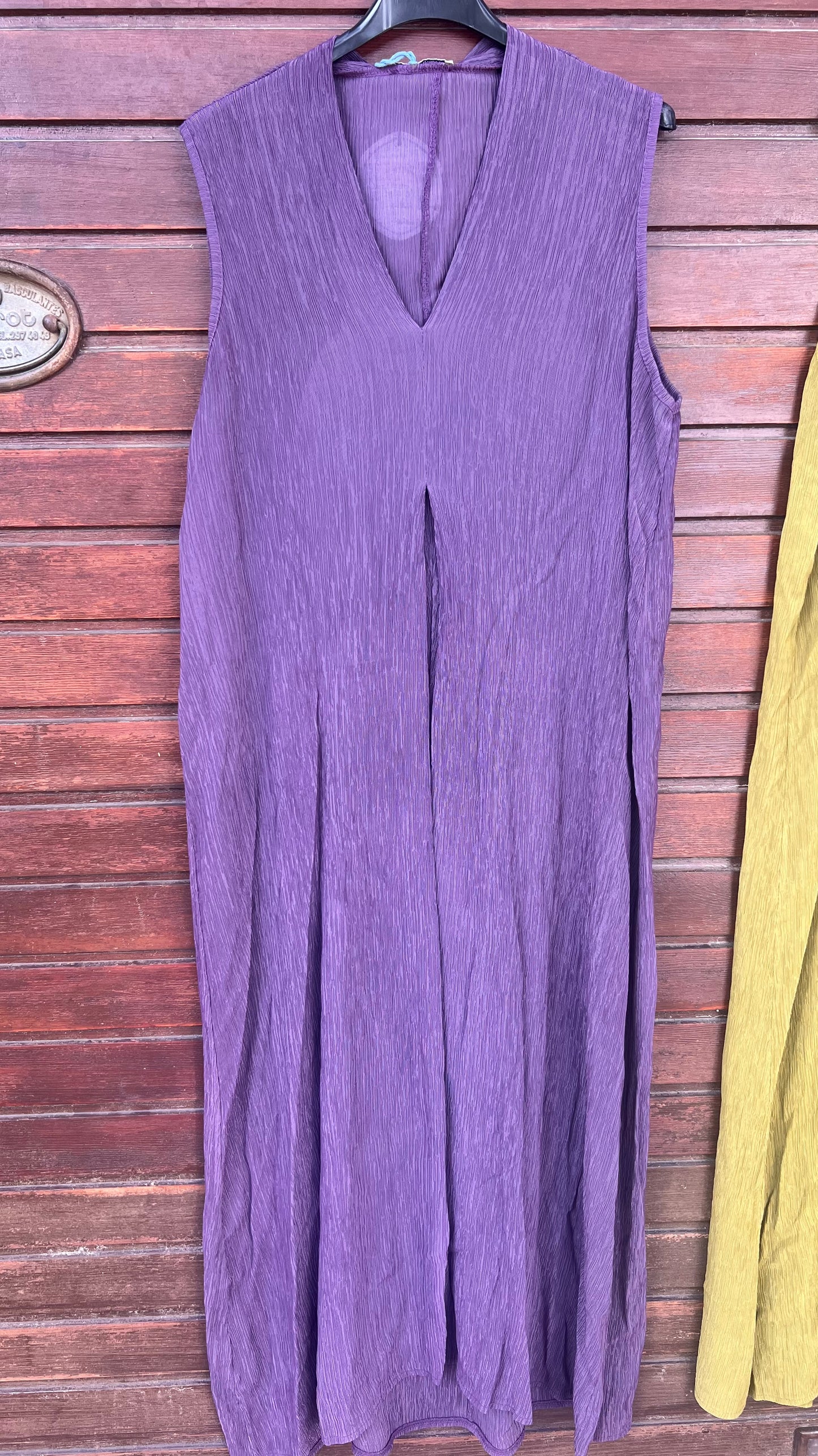Vestido lila pico