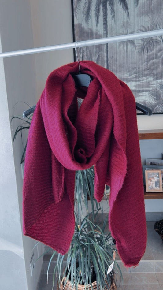 Bufanda granate