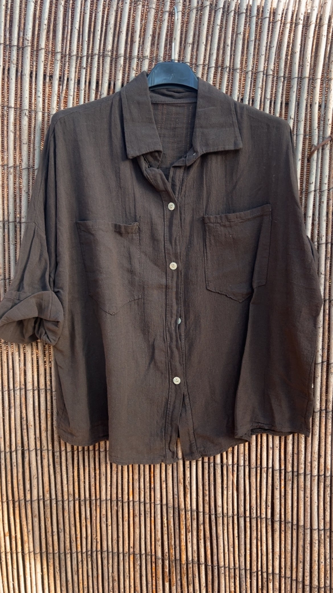 Camisa con bolsillos xoco