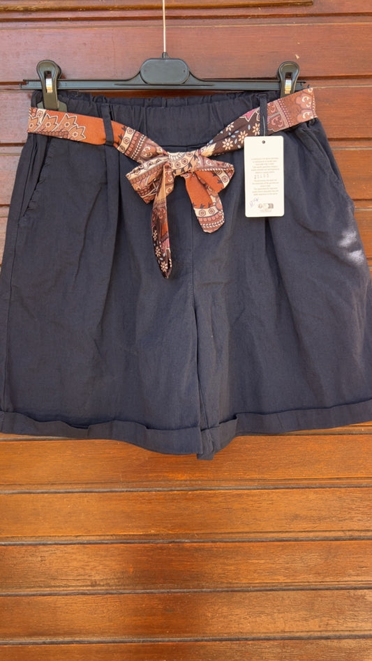Pantalón corto marino