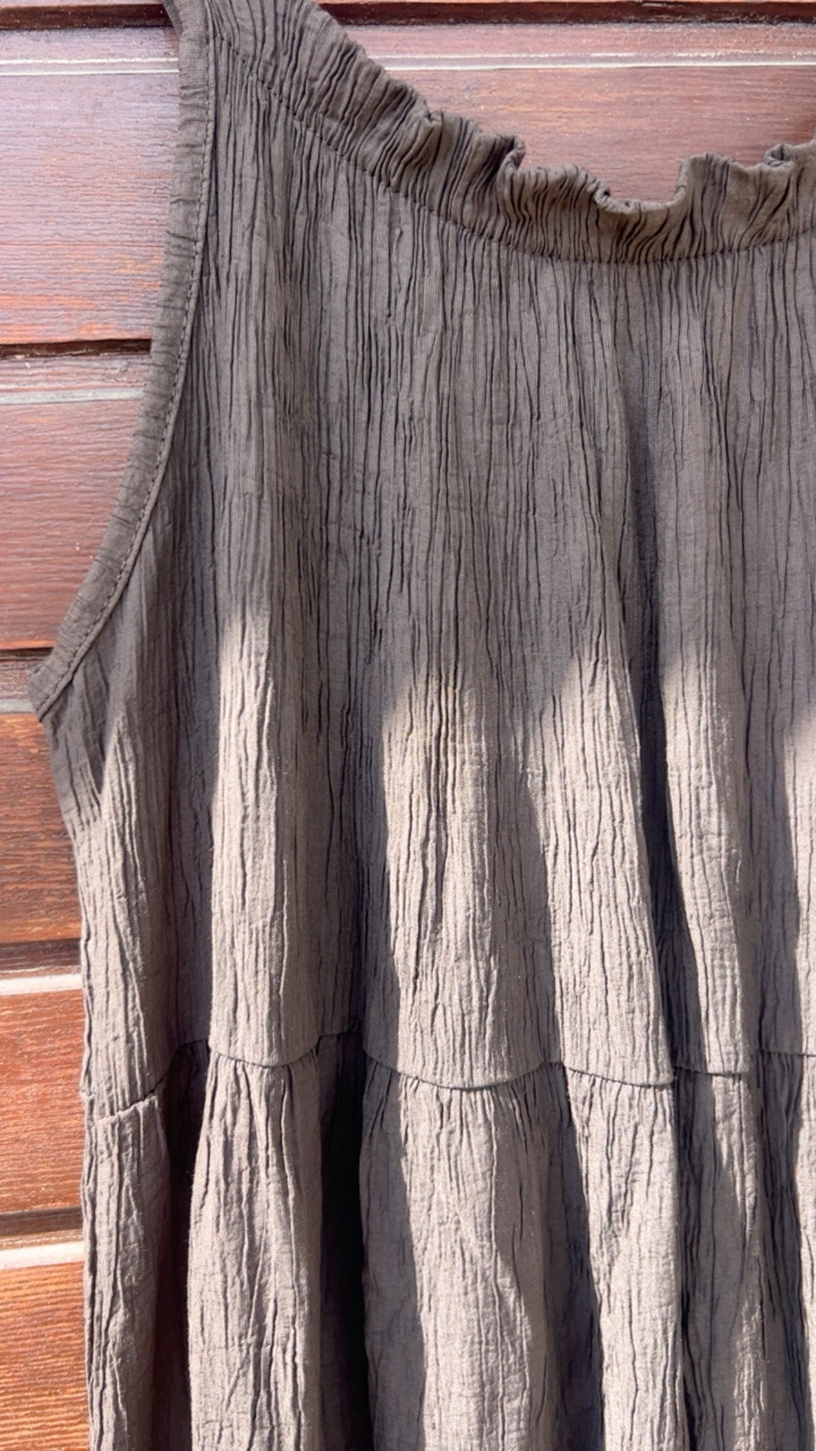 Vestido xoco bambula tirante fino