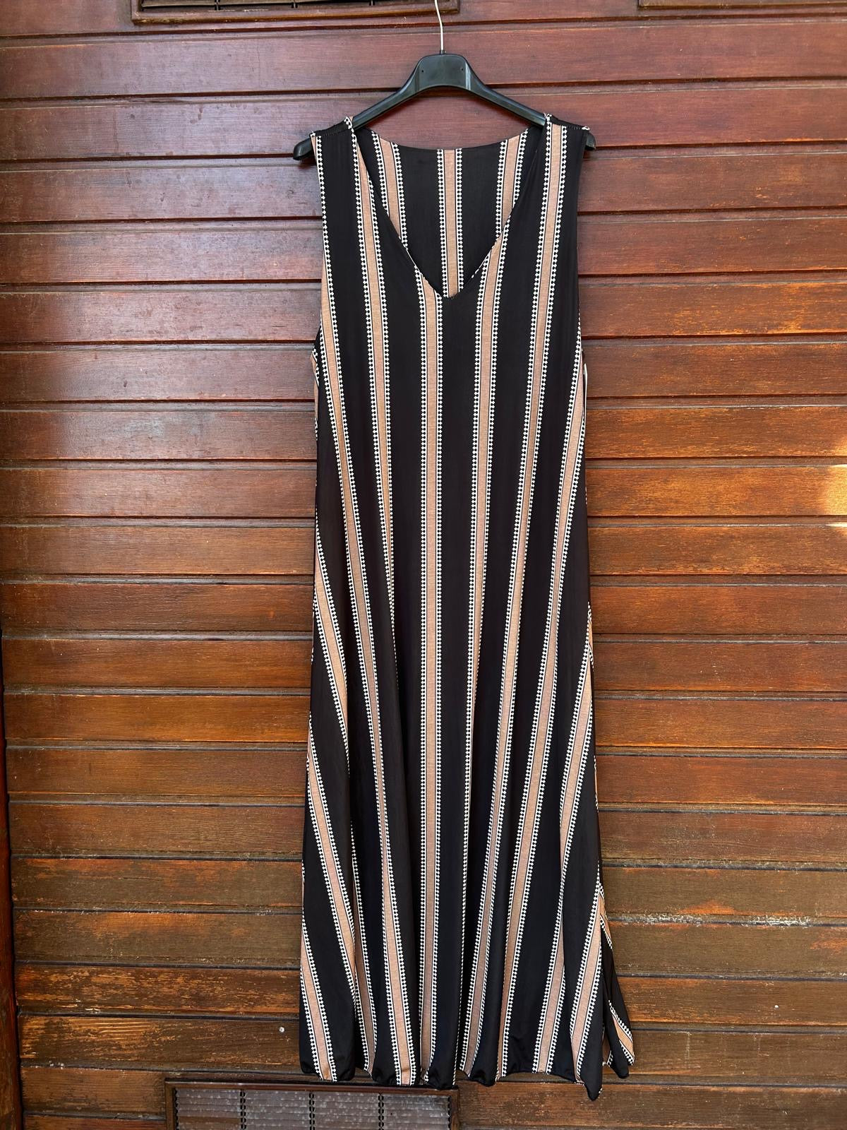 Vestido licra fria negro