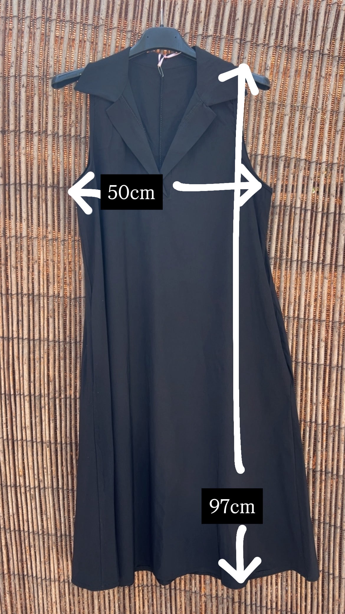 Vestido camisero corto marino