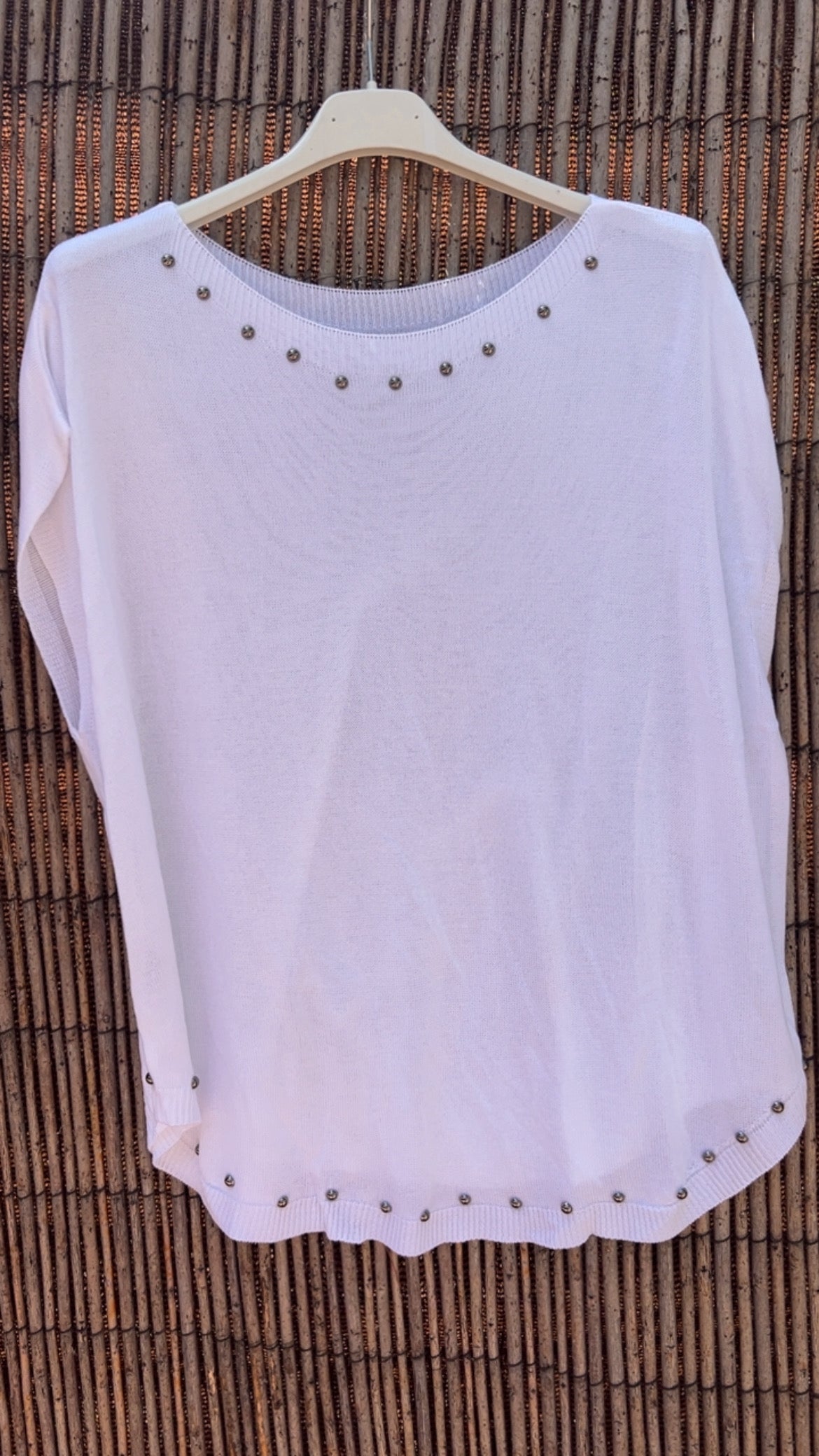 Jersey punto blanco