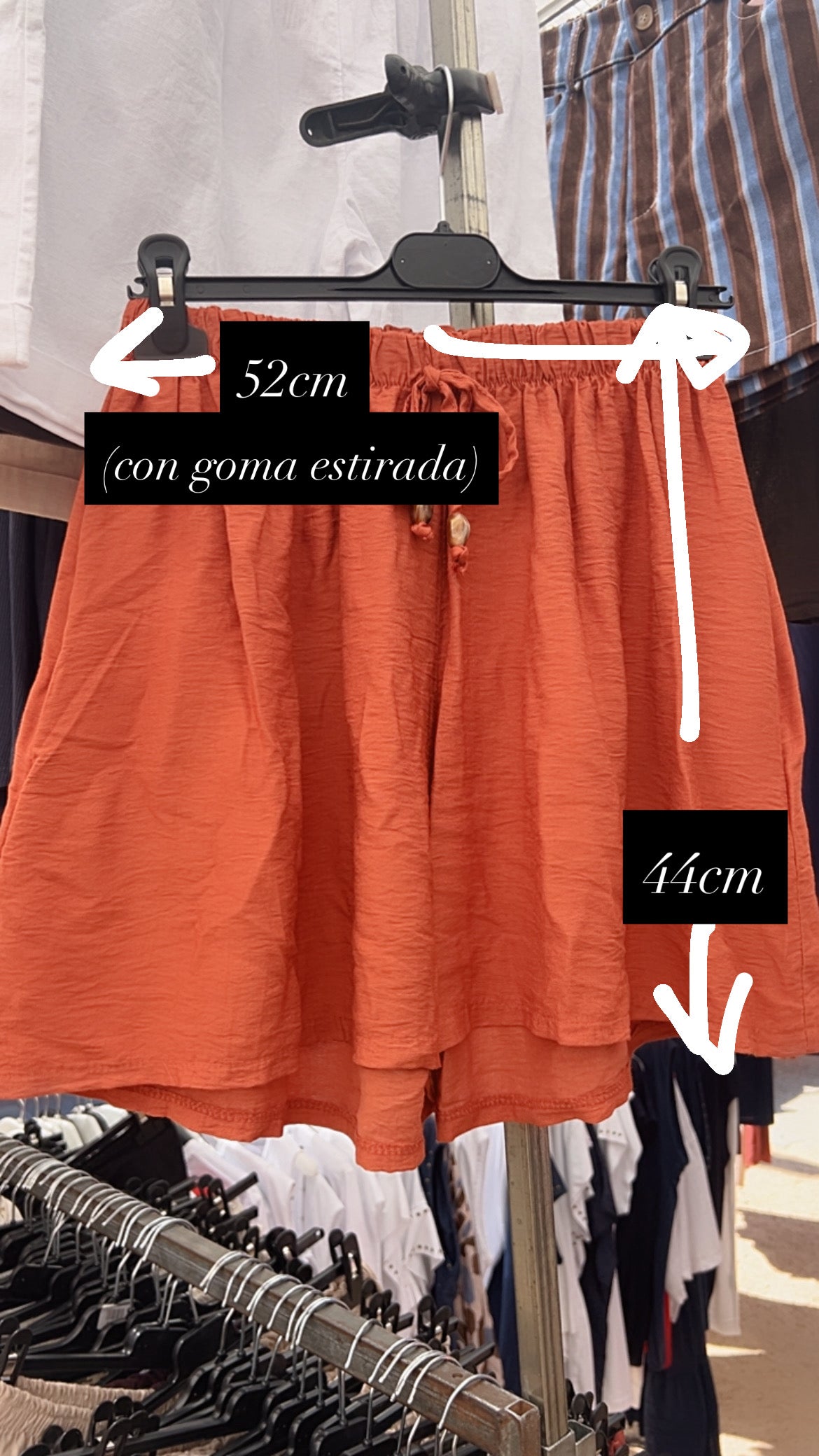 Pantalón corto negro