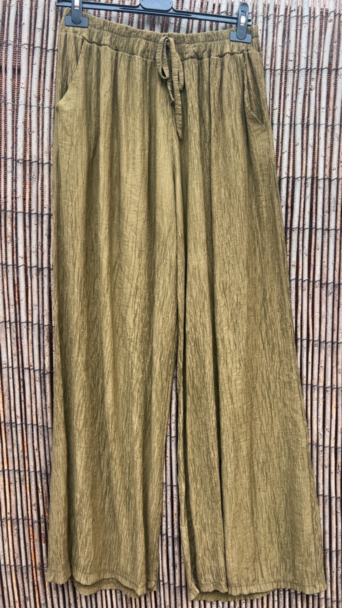 Pantalón bambula verde