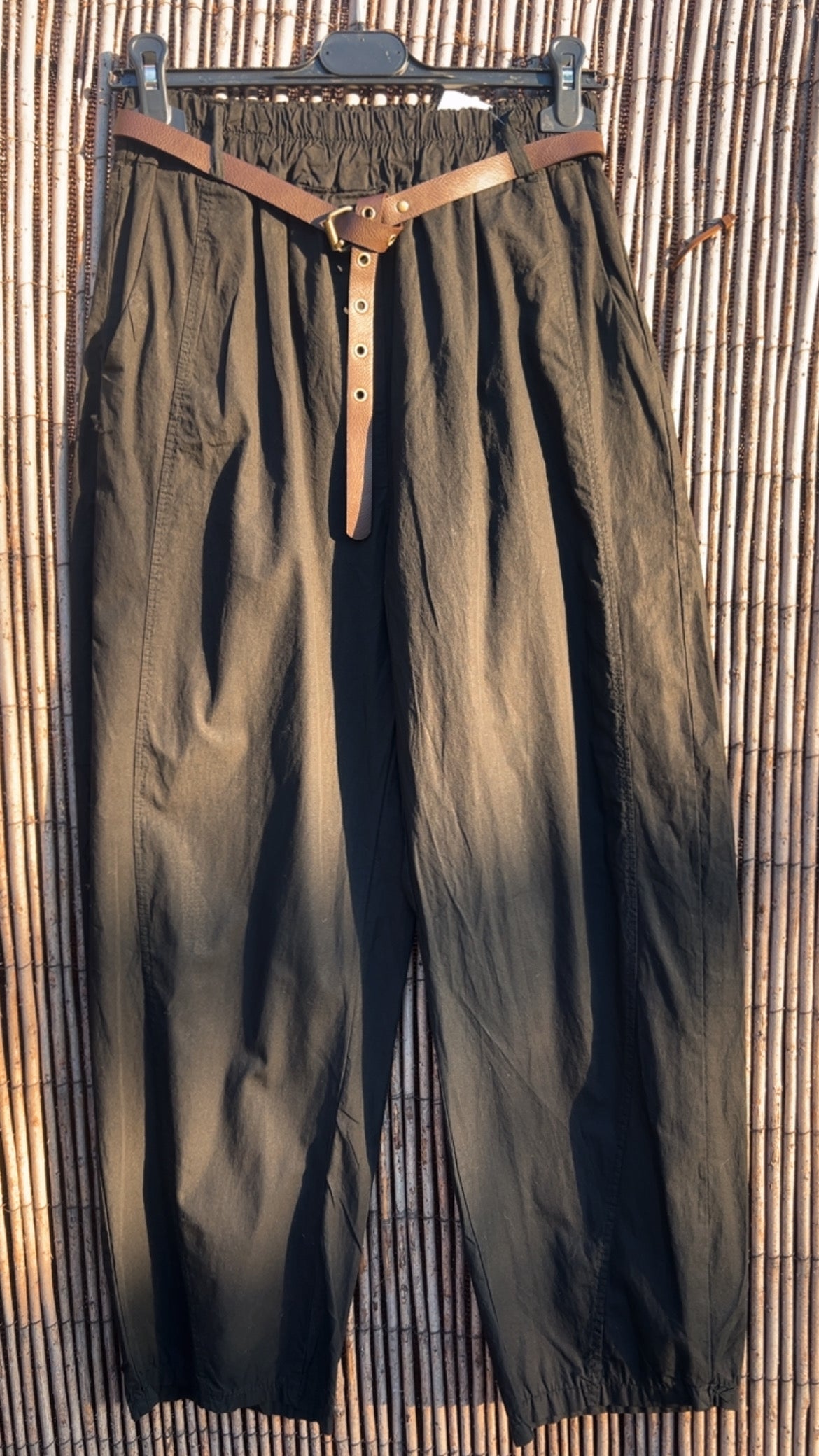 Pantalón globo negro