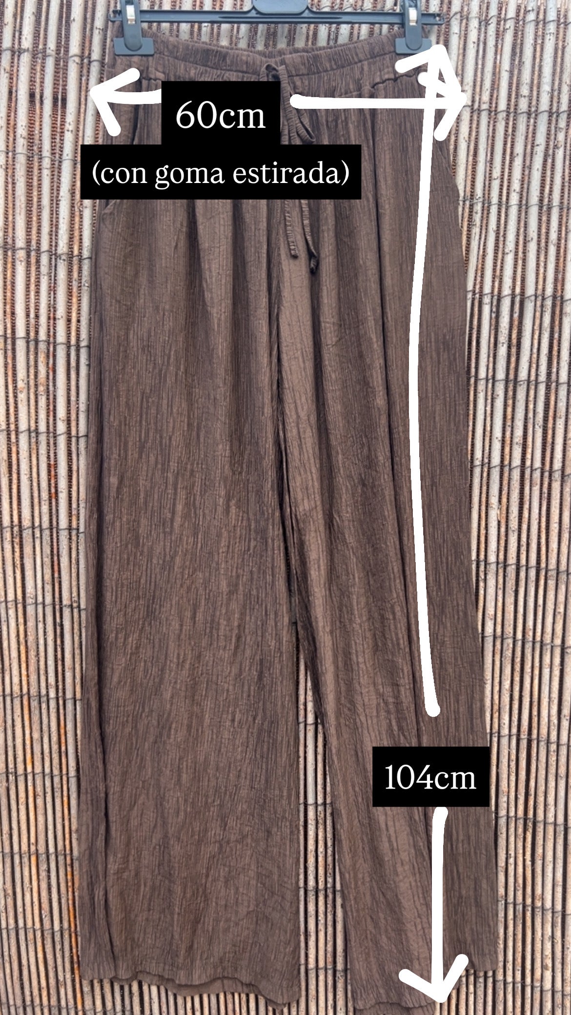 Pantalón bambula verde