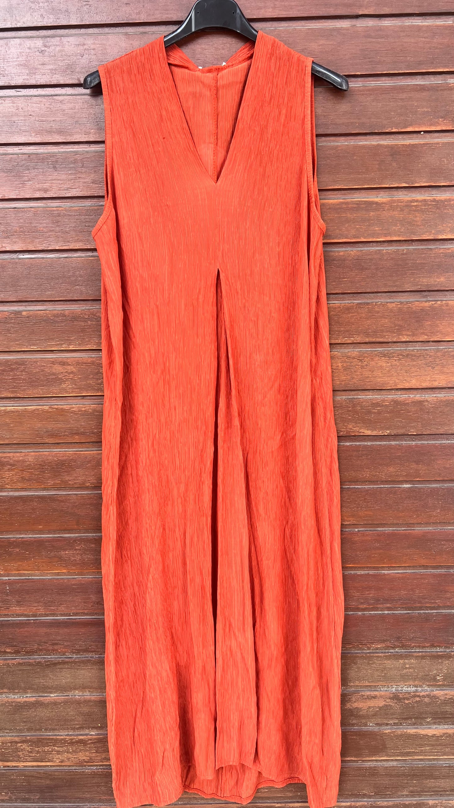 Vestido teja pico