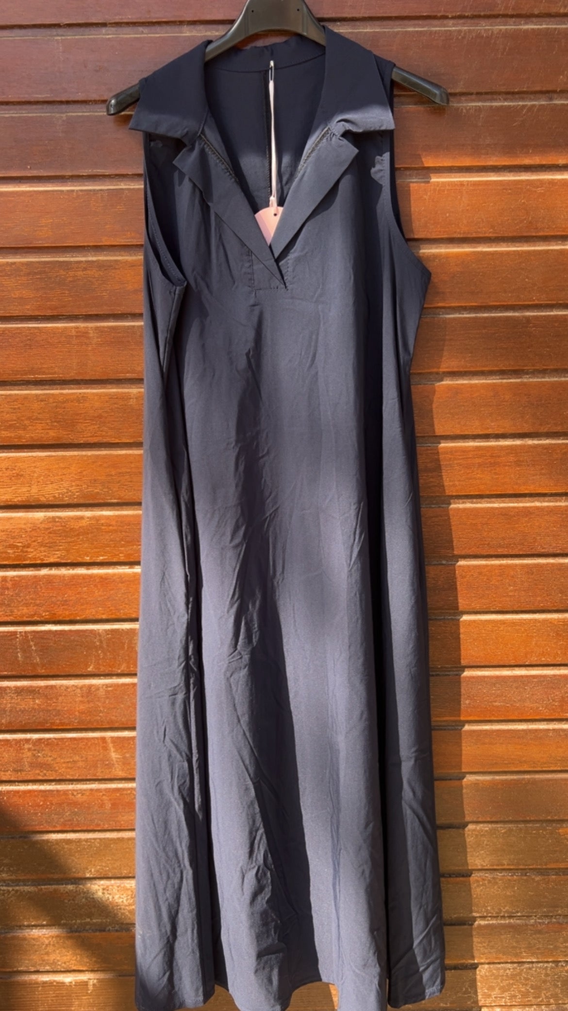Vestido camisero marino