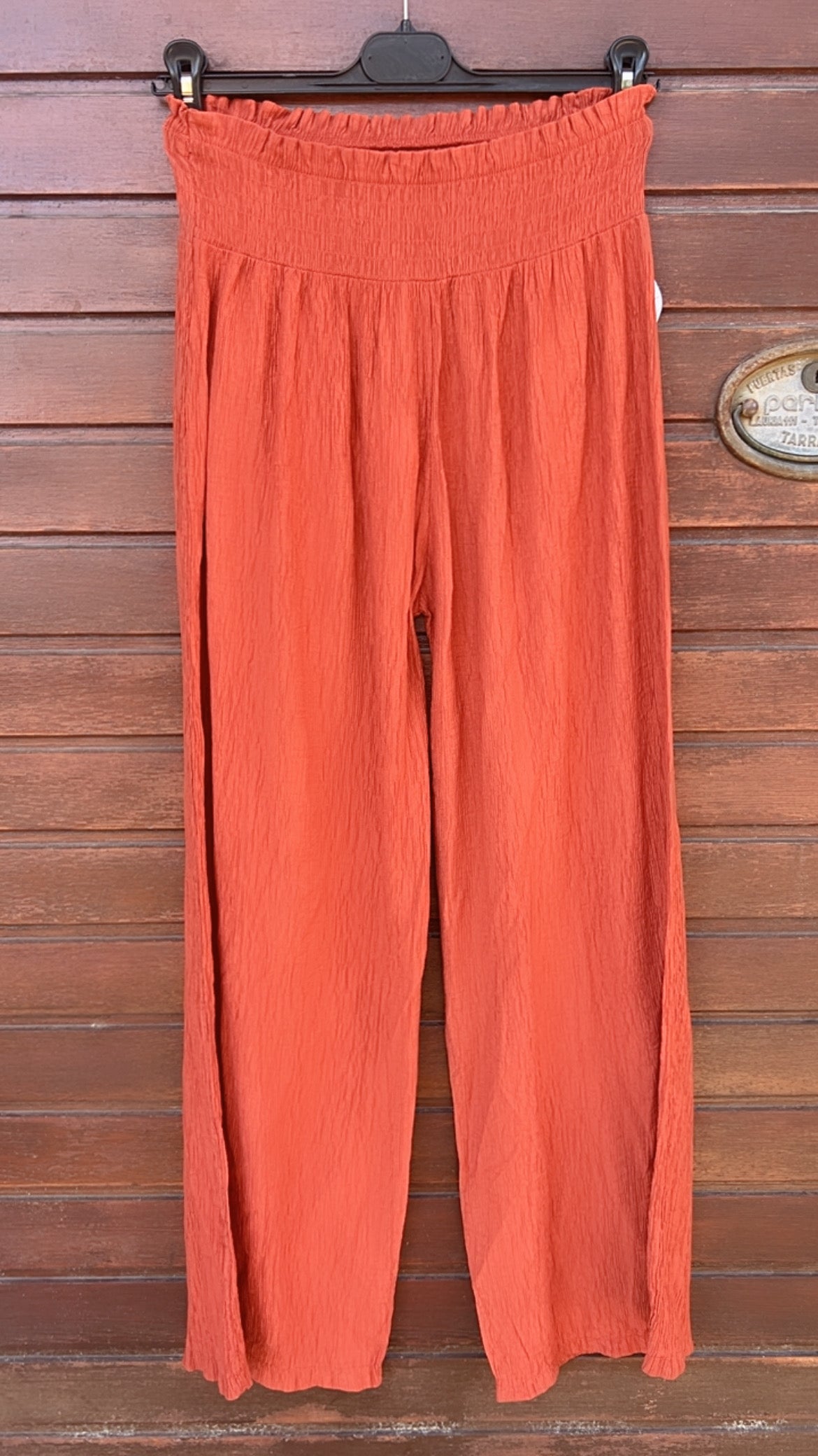 Pantalón teja bambula