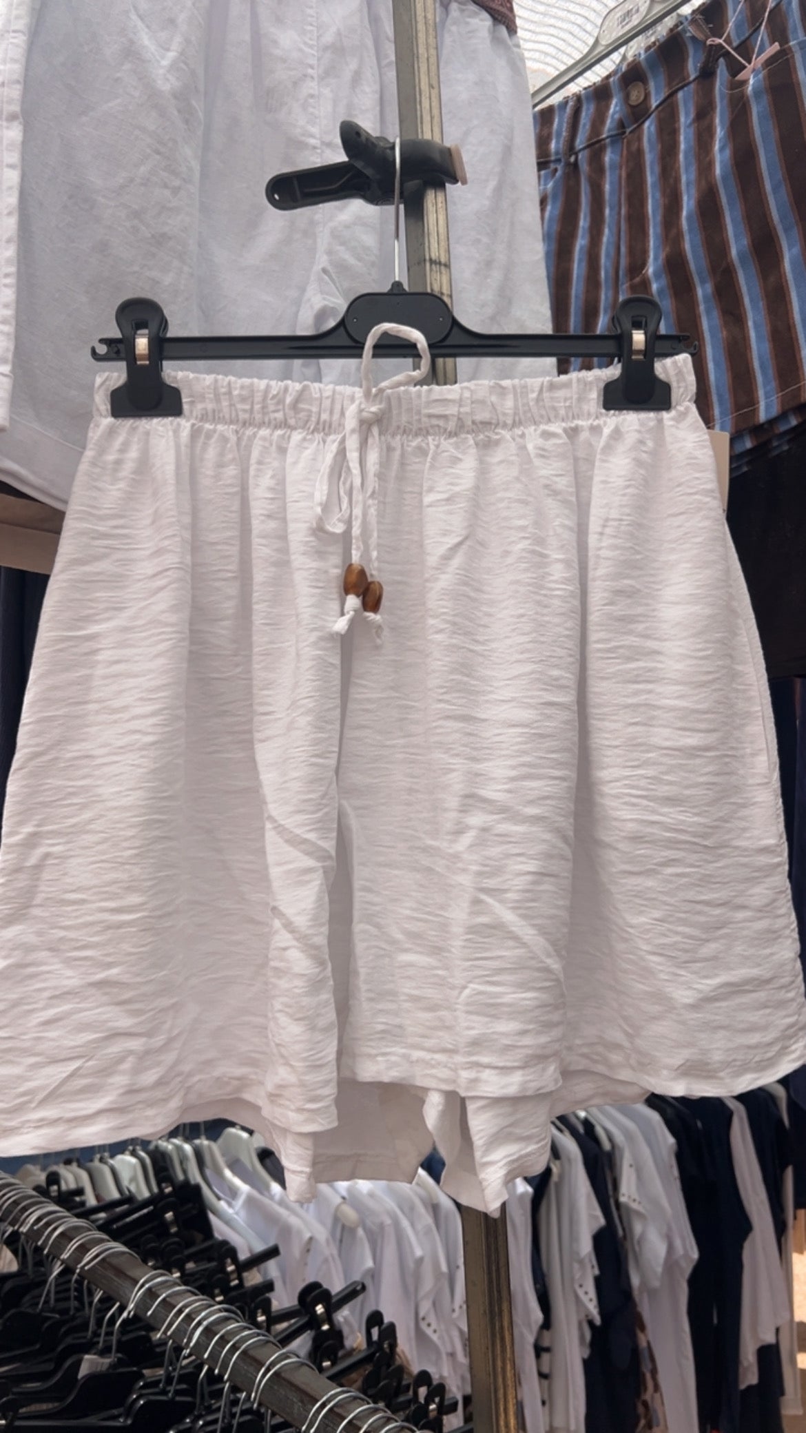 Pantalón corto blanco