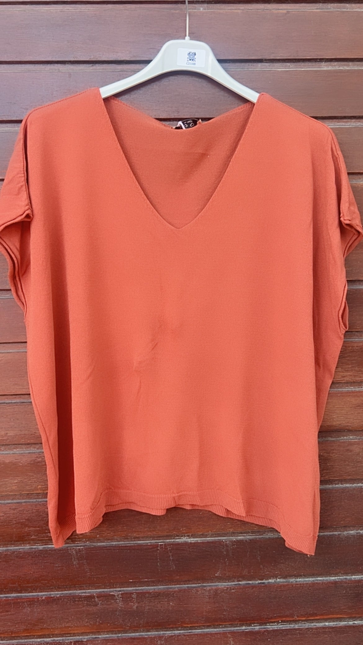 Jersey punto teja