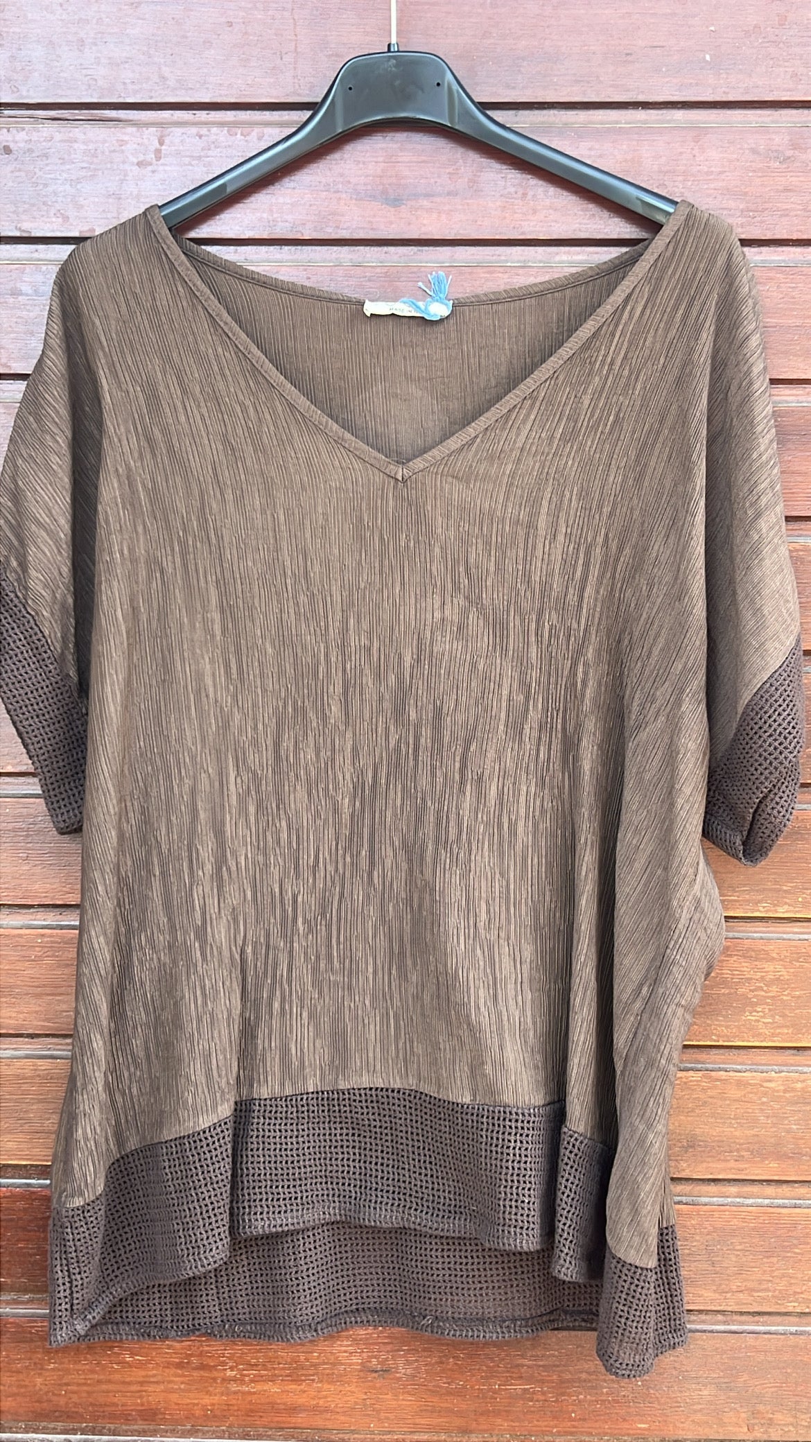 Blusa xoco manga corta