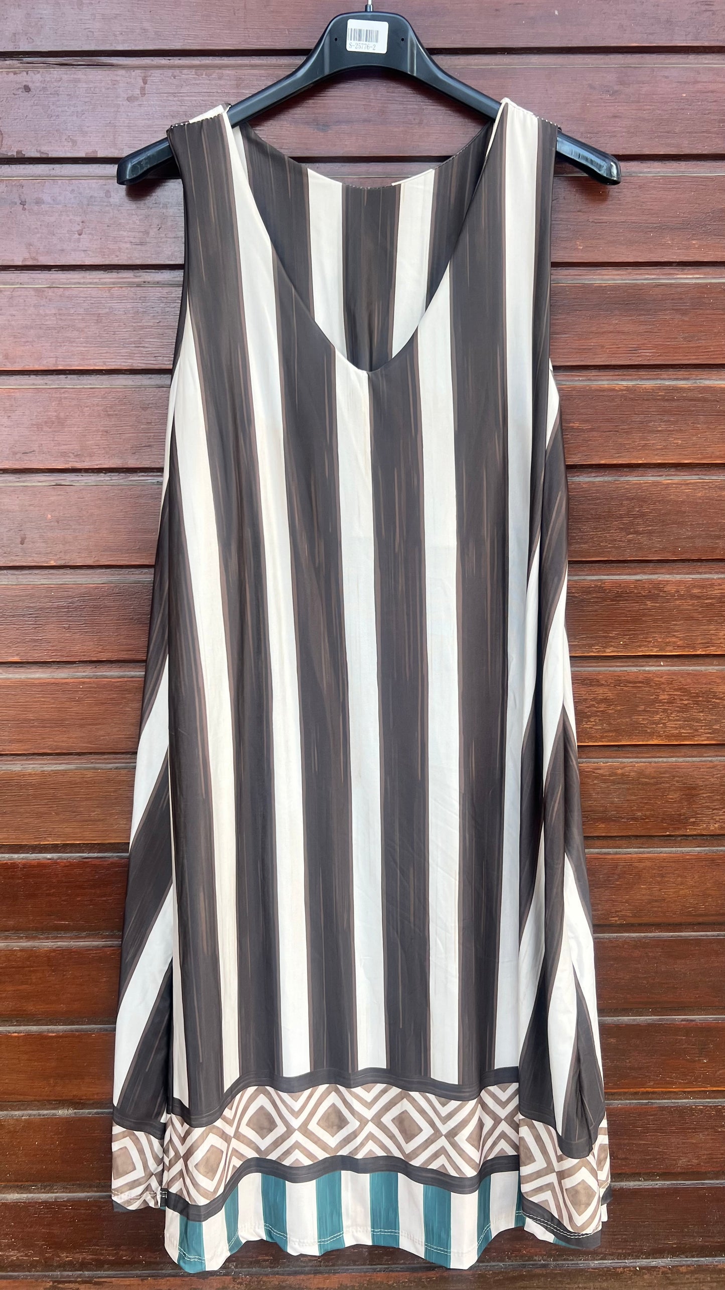 Vestido licra xoco ribete turquesa