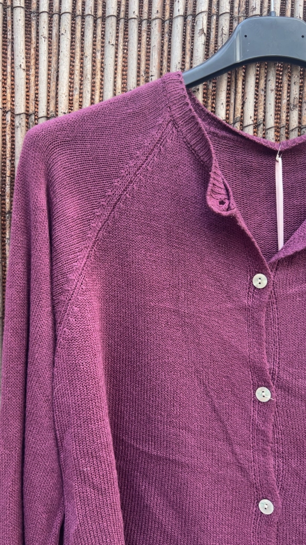 Chaqueta botones burdeos