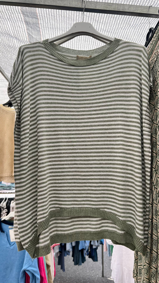 Camiseta caki rallas