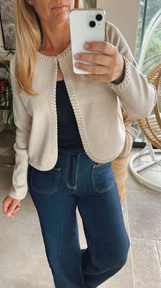 Chaqueta beige