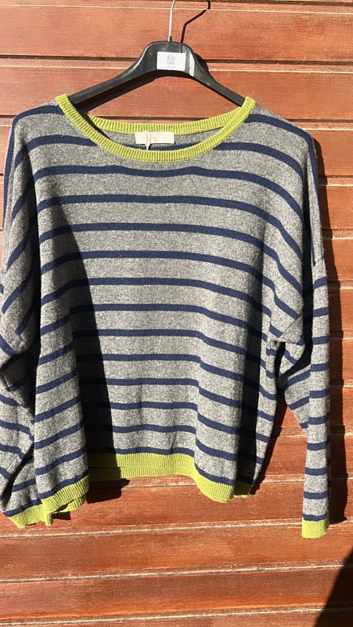 Jersey rayas cashmere