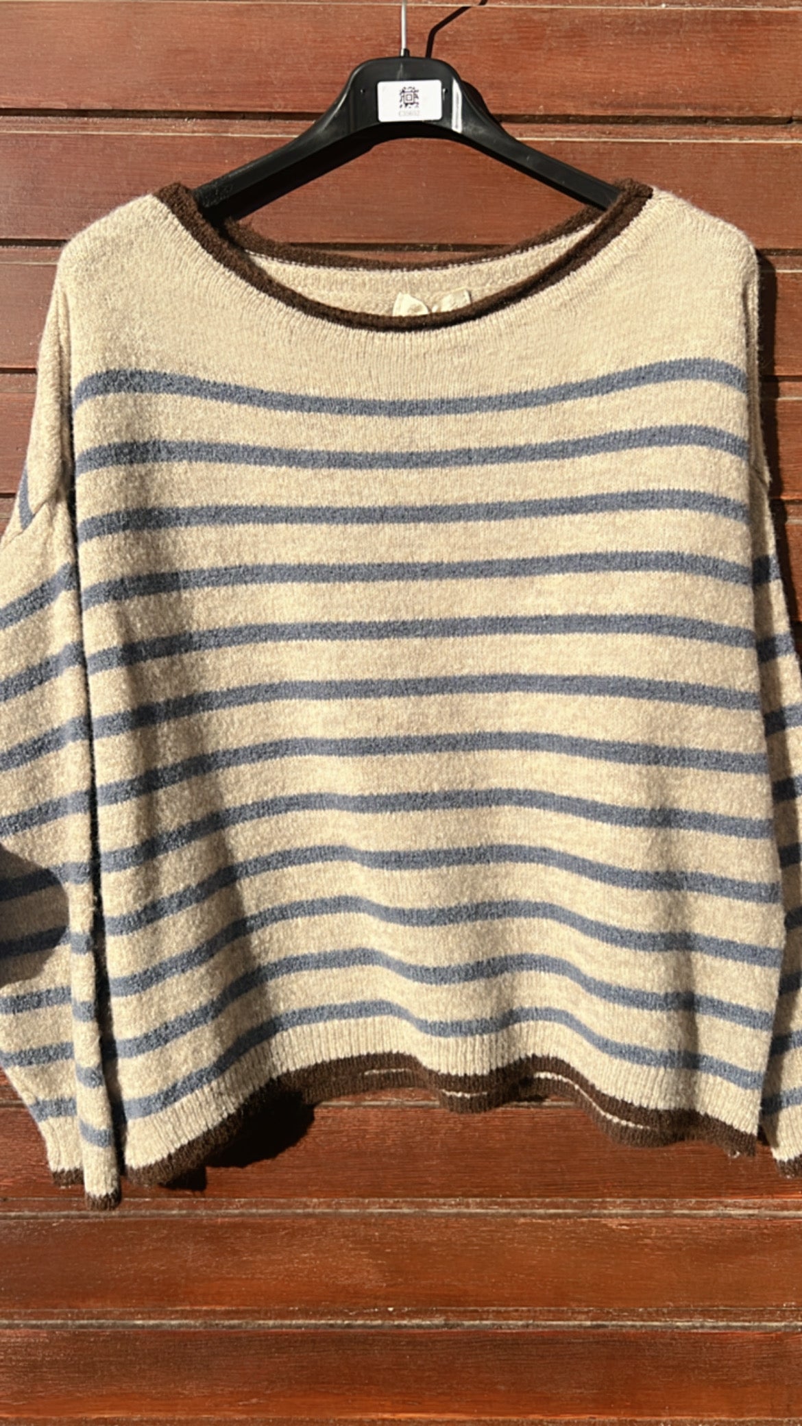 Jersey beige ribete xoco