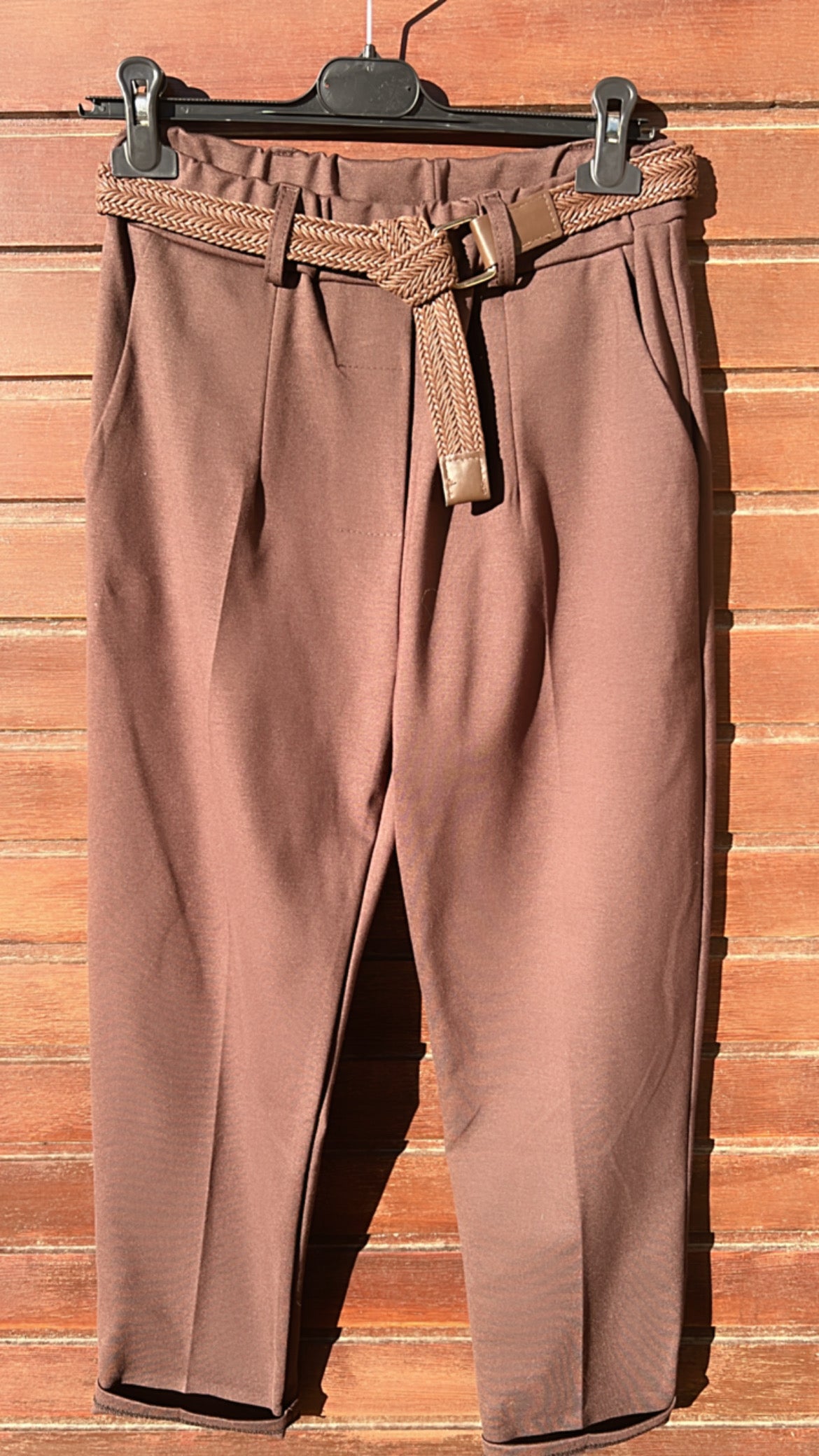 Pantalón pinzas cosidas xoco