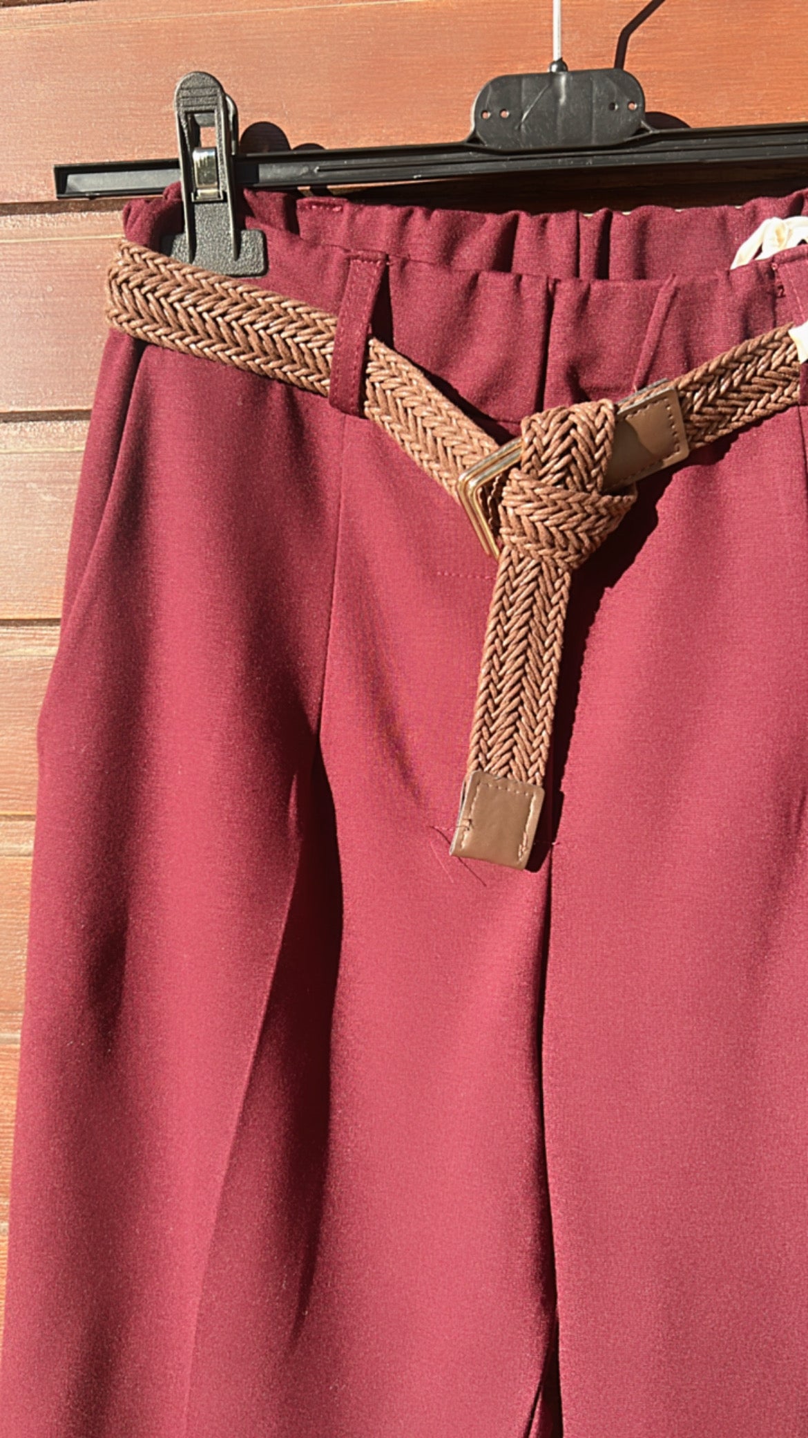 Pantalón pinzas cosidas