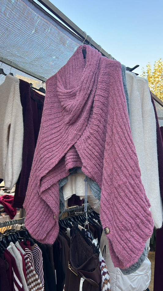 Poncho rosa