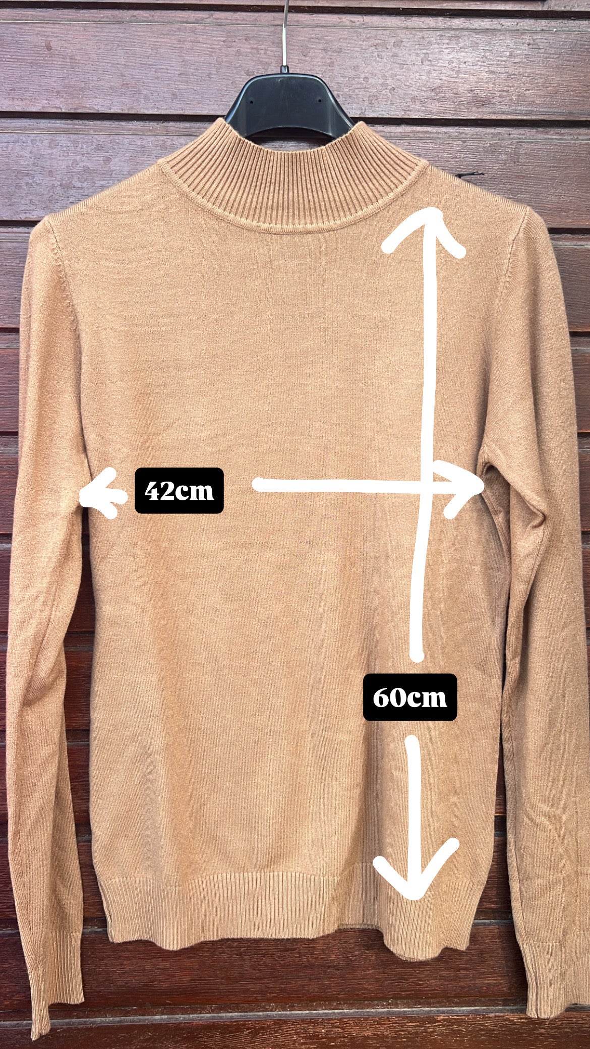 Jersey cuello alto marino