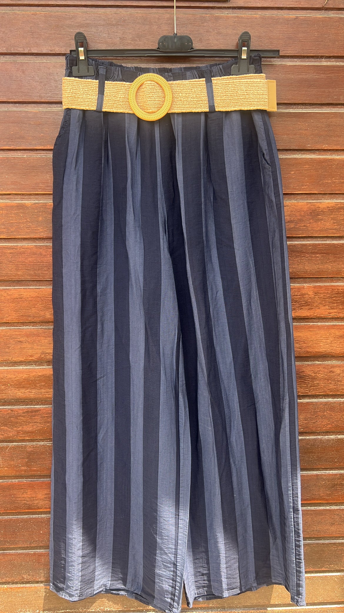 Pantalón rayas marino