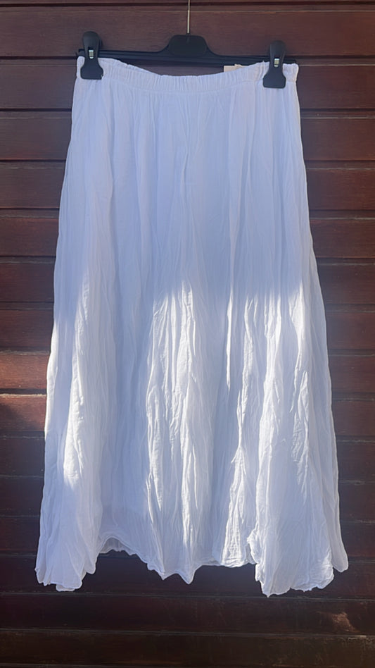 Falda blanca