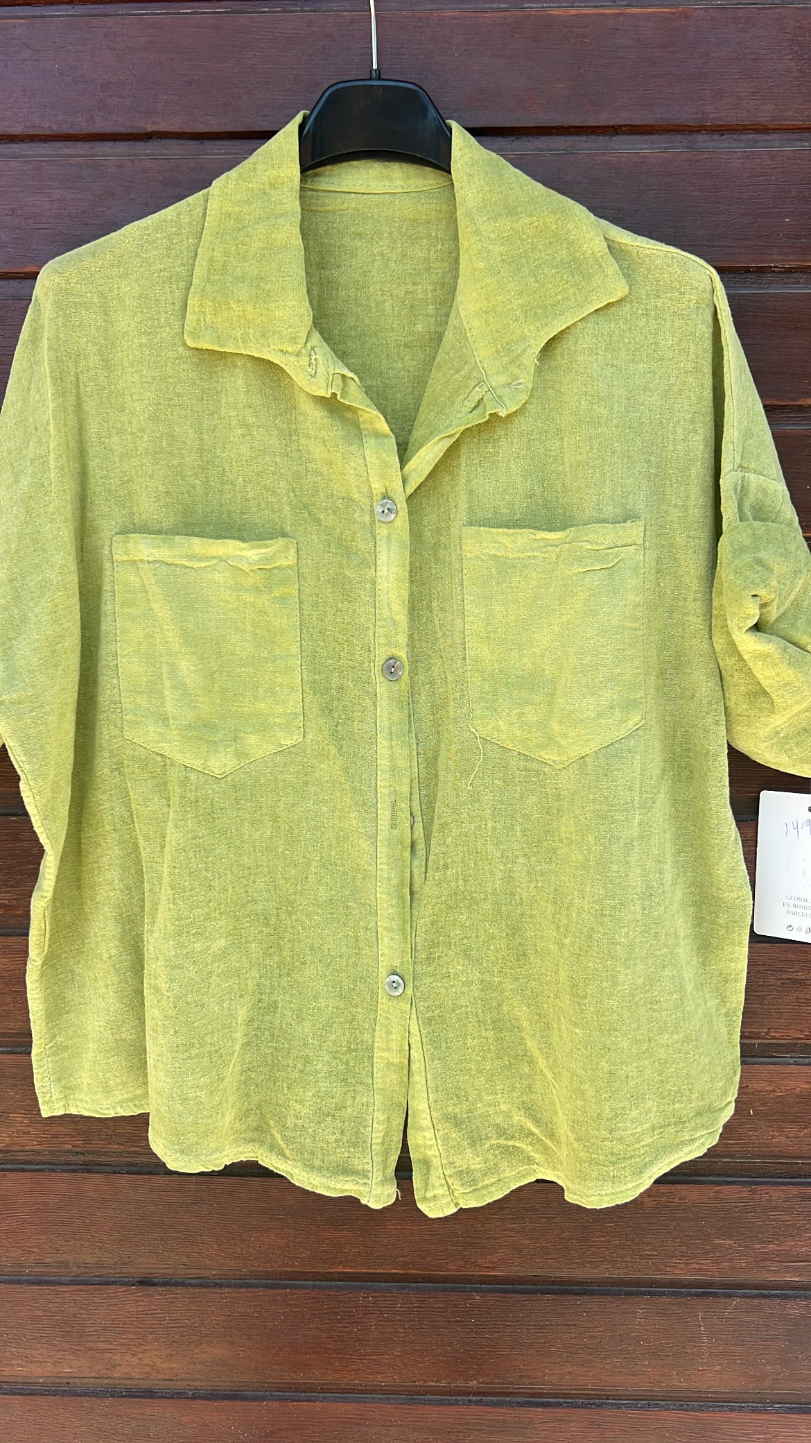 Camisa pistacho