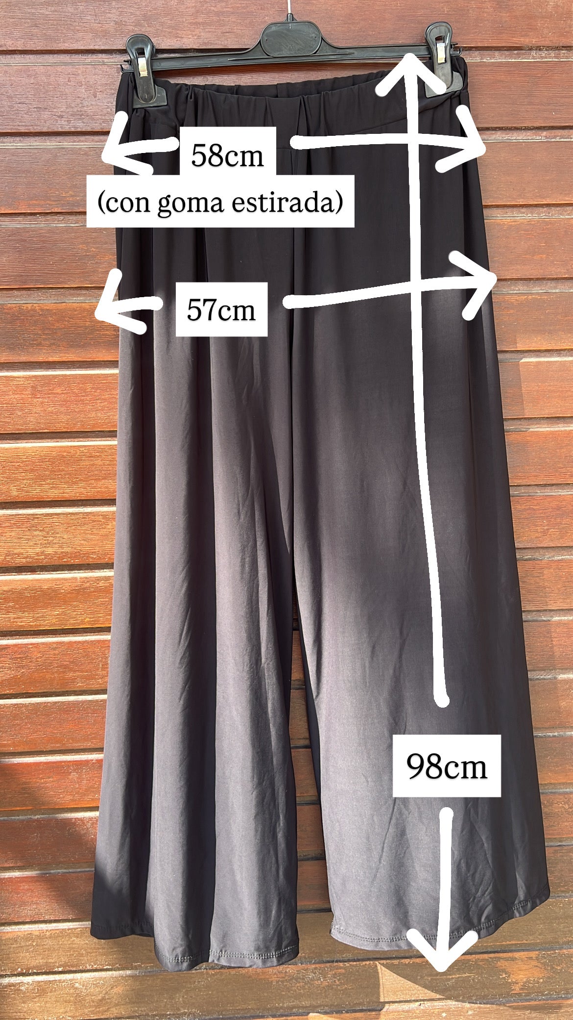 Pantalón negro licra fria