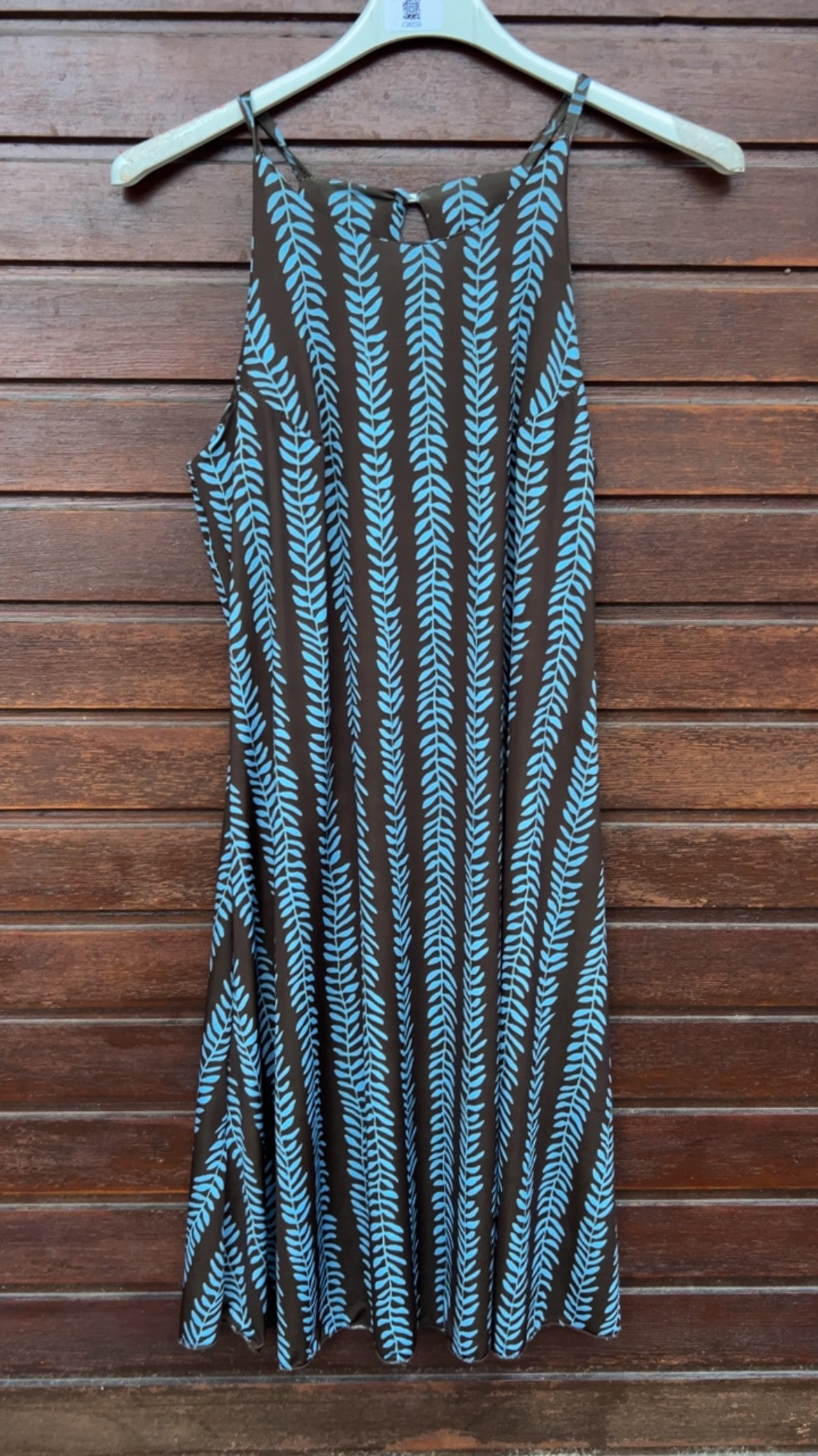 Vestido corto licra fria azul