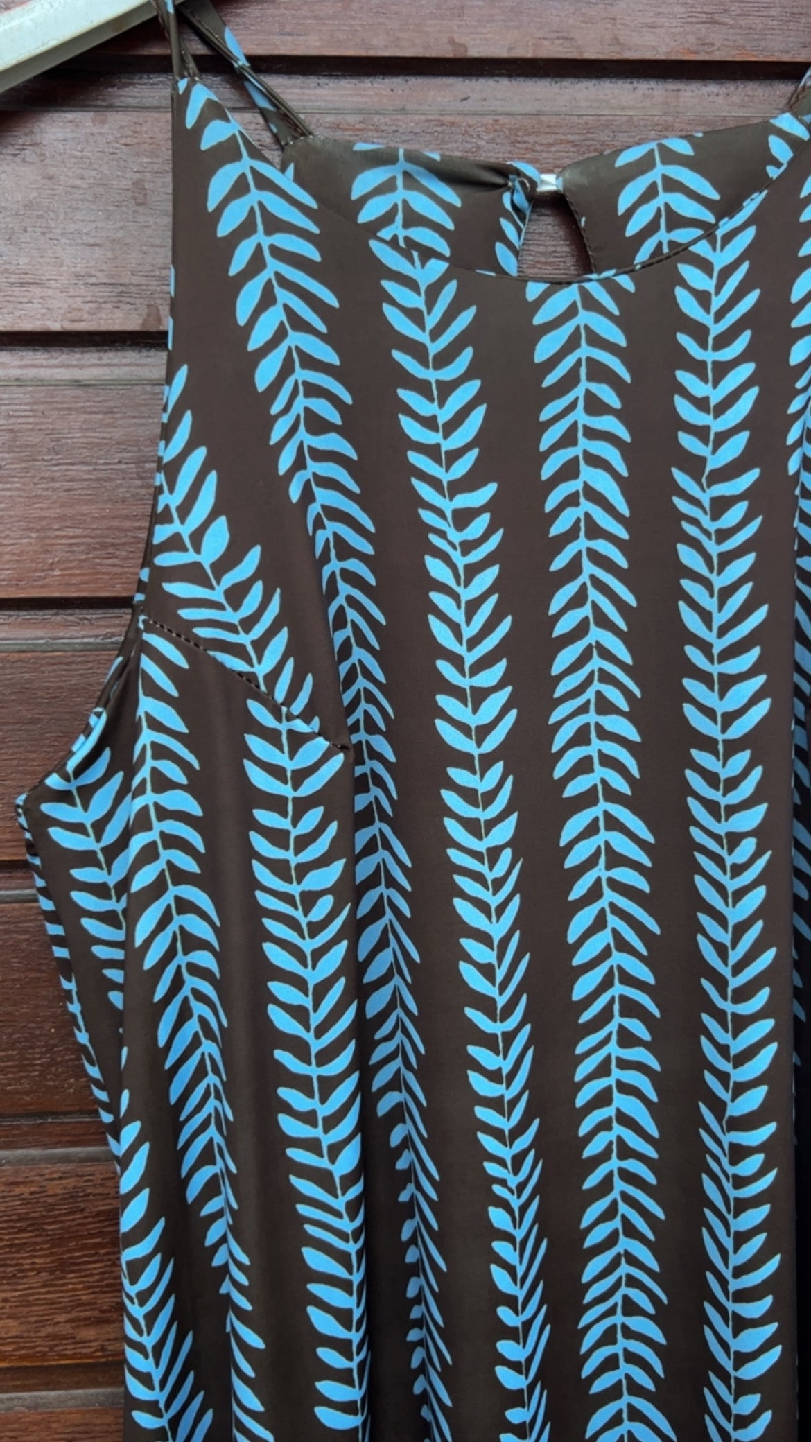 Vestido corto licra fria azul